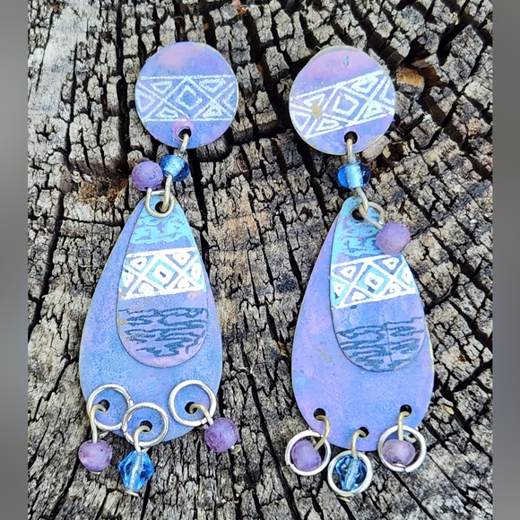 Boho Dangle Earrings - Picture 1 of 3